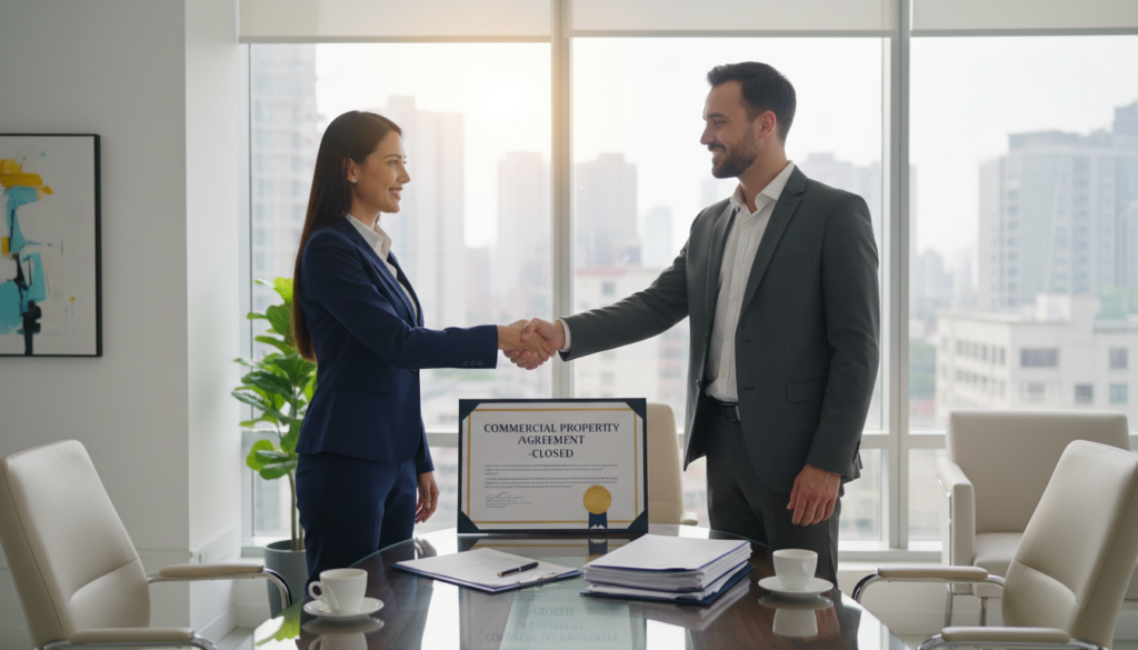 Commercial property owner successfully completing loan refinancing