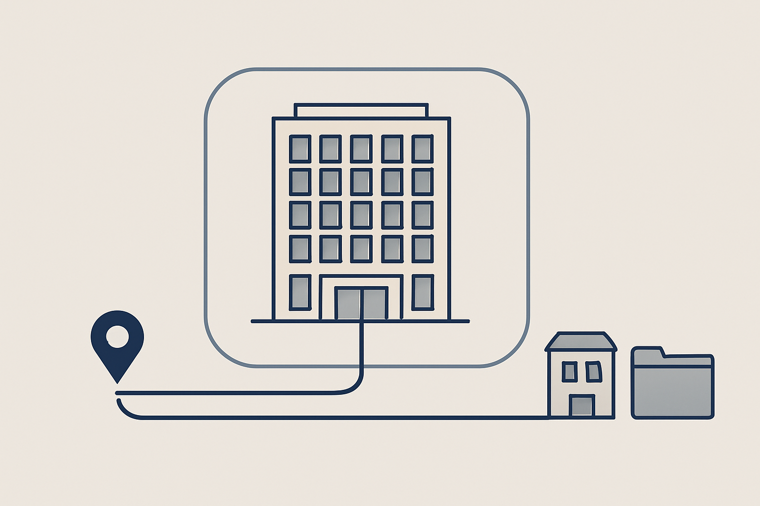 Diagram showing property collateral and assets affected by different loan remedies