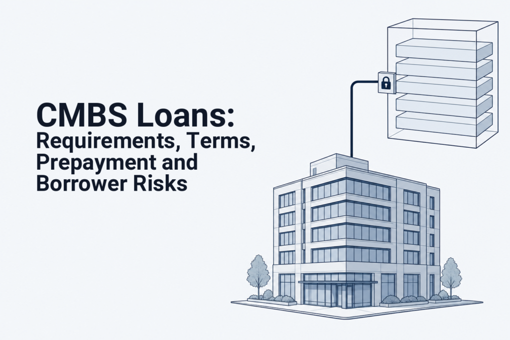 Commercial property connected to a CMBS financing structure and long-term loan documents